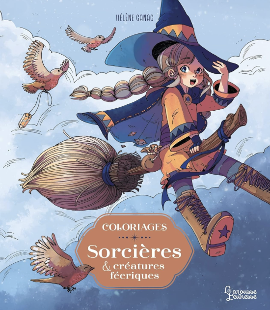 Coloriages - sorcières et créatures féériques