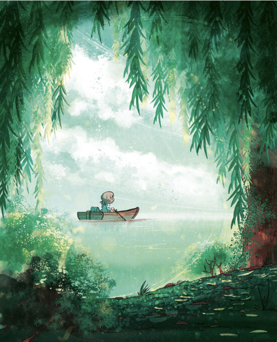 série "Nuages et sac à dos"